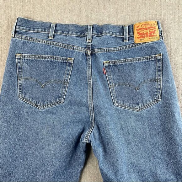 Levi’s 550 Relaxed Fit Denim Jeans Men’s Size 40x32 - Picture 3 of 9